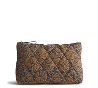 Vera Bradley Women's Nylon Large Pouch, Lotus Montage Roasted Pecan, One Size