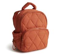 Vera Bradley Women's Nylon Small Banbury Backpack Bookbag, Potter's Clay, One Size