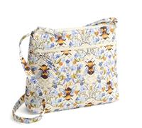 Vera Bradley Women's Premium Cotton Original Zip Hipster Crossbody Bag, Bee Garden