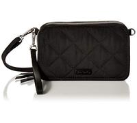 Vera Bradley Women's Performance Twill All in One Crossbody Purse with RFID Protection, Black, Size