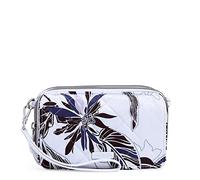 Vera Bradley Women's Performance Twill All in One Crossbody Purse with RFID Protection, Twilight Garden, Size