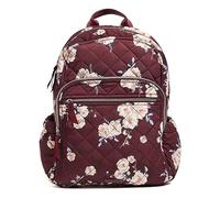 Vera Bradley Women's Performance Twill Campus Backpack Bookbag, Blooms and Branches, One Size