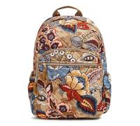 Vera Bradley Women's Performance Twill Campus Backpack Bookbag, Botanical Beauty, One Size