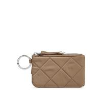 Vera Bradley Women's Performance Twill Deluxe Zip Id Case Wallet with RFID Protection, Meadowlark Tan, One Size