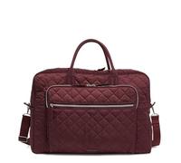 Vera Bradley Women's Performance Twill Grand Weekender Travel Bag, Raisin, One Size