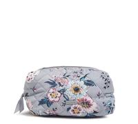 Vera Bradley Women's Performance Twill Medium Cosmetic Makeup Organizer Bag, Parisian Bouquet, One Size