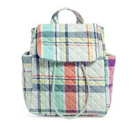 Vera Bradley Women's Performance Twill Medium Travel Duffle Bag, Pastel Plaid - Recycled Cotton, One Size, Performance Twill Medium Travel Duffle Bag