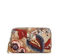 Vera Bradley Women's Performance Twill Turnlock Wallet with RFID Protection, Botanical Beauty, One Size
