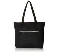 Vera Bradley Women's Performance Twill Vera Tote Bag Handbag, Classic Black, One Size