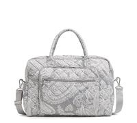 Vera Bradley Women's Performance Twill Weekender Travel Bag, Cloud Gray Paisley, One Size