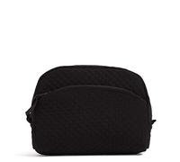 Vera Bradley Women's Polyester Medium Cosmetic Makeup Bag, Black, One Size