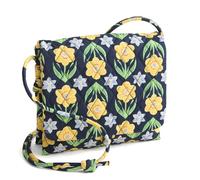 Vera Bradley Women's Premium Cotton Baird Hipster Crossbody Bag, Daffodils