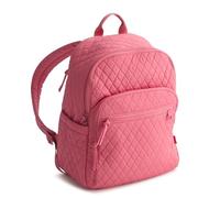Vera Bradley Women's Premium Cotton Bancroft Backpack, Rapture Rose, One Size