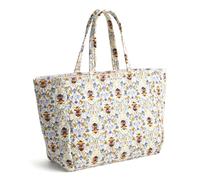 Vera Bradley Women's Premium Cotton Knollton Travel Tote Bag, Bee Garden