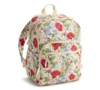 Vera Bradley Women's Premium Cotton Large Bancroft Backpack, All the Pretty Wildflowers, One Size, Premium Cotton Large Bancroft Backpack