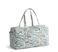 Vera Bradley Women's Premium Cotton Large Original Duffel Bag, Peanuts Pals, One Size