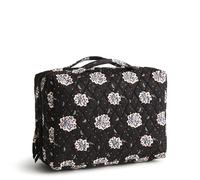 Vera Bradley Women's Premium Cotton Lay Flat Travel Organizer Accessory, Feathery Bouquets, One Size