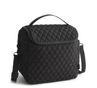 Vera Bradley Women's Premium Cotton Lunch Crossbody Bag - Moonless Night
