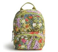 Vera Bradley Women's Premium Cotton Mini Banbury Backpack Bookbag, Meadow Bouquet, One Size