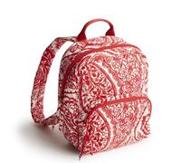 Vera Bradley Women's Premium Cotton Mini Banbury Backpack Bookbag, Paisley Key, One Size