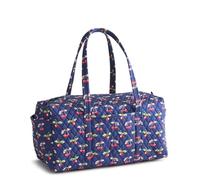 Vera Bradley Women's Premium Cotton Original Duffel Bag - Carry On Weekender Travel & Gym Bag, Cherry Picking, One Size, Premium Cotton Original Duffel Travel Bag