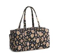Vera Bradley Women's Premium Cotton Original Duffel Bag, North Star Sky, One Size, Premium Cotton Original Duffel Bag