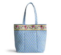 Vera Bradley Women's Premium Cotton Original Tote Bag Shoulder, Elizabeth Blue, One Size