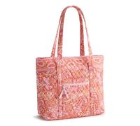 Vera Bradley Women's Premium Cotton Original Vera Tote Bag - Quilted Shoulder Purse