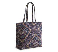 Vera Bradley Women's Premium Cotton Original Zip Tote Bag, Starry Paisley, One Size