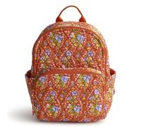 Vera Bradley Women's Premium Cotton Small Banbury Backpack Bookbag, Garden Paisley, One Size