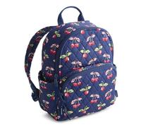 Vera Bradley Women's Premium Cotton Small Banbury Backpack, Cherry Picking, One Size, Premium Cotton Small Banbury Backpack