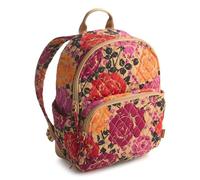 Vera Bradley Women's Premium Cotton Small Banbury Backpack, Coming Up Roses, One Size