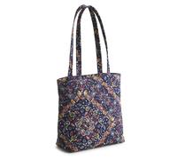 Vera Bradley Women's Premium Cotton Small Original Zip Tote Bag, Starry Paisley, One Size