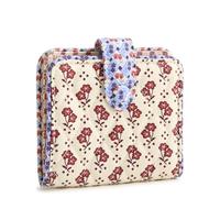 Vera Bradley Women's Premium Cotton Small Tab Wallet, Rachel Ditsy, One Size