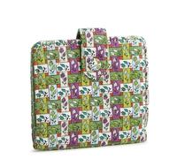 Vera Bradley Women's Premium Cotton Small Tab Wallet, Ribbon Plaid, One Size