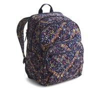 Vera Bradley Women's Premium Cotton XL Bancroft Backpack, Starry Paisley, One Size