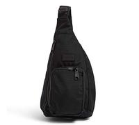 Vera Bradley Women's Recycled Lighten Up Reactive Mini Sling Backpack, Black, One Size