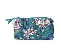 Vera Bradley Women's RFID Tech Wristlet Clear Touchscreen Back, One Size, Peacock Garden Print, One Size