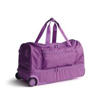 Vera Bradley Women's Ripstop Adair Rolling Duffel Travel Bag, Iris Orchid, One Size