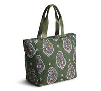 Vera Bradley Women's Ripstop Polyester Lunch Tote, Kew Gardens Green, One Size