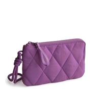 Vera Bradley Featherweight Zip Wristlet, Iris Orchid, One Size