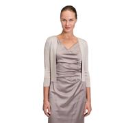 Vera Mont Vera Mont Women's 0225/4818 Cardigan, Silver/Beige, M, Silver/Beige, M