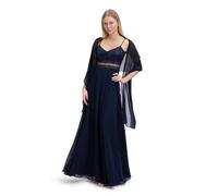 Vera Mont Women's 0079/4825 Stole, Blue (Night Sky 8541), One (Size: Acc)