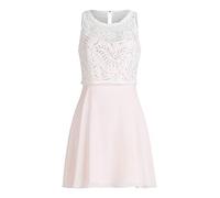 Vera Mont Women's 0102/4825 Dress, Pink (Rose/White 4814), 8 (Size: 34)