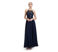 Vera Mont Women's Backless Evening Dress, Blue, 12
