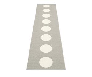 Vera Plastic Carpet 70x300 cm Warm grey Pappelina SINGLE PIECES