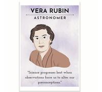 Vera Rubin Quote Classroom Poster - Science Classroom Poster - Astronomer Class Poster - 12 x 18 Inch - Classroom Decor - Classroom Must Haves - Back To School Decor - CPS0543