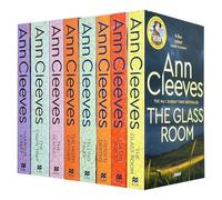 Vera Stanhope Series 8 Books Collection Set By Ann Cleeves (The Glass Room, Silent Voices, Hidden Depths, Telling Tales, The Moth Catcher, The Seagull, The Crow Trap & Harbour Street)
