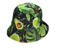 Vera Tucci Funky Print Patterned Summer Bucket Hats Adults Men's Women's Hat One Size SS23 (Avocados 16/31)