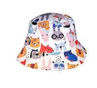 Vera Tucci Funky Print Patterned Summer Bucket Hats Adults Men's Women's Hat One Size SS23 (Cute Animals 10/31)